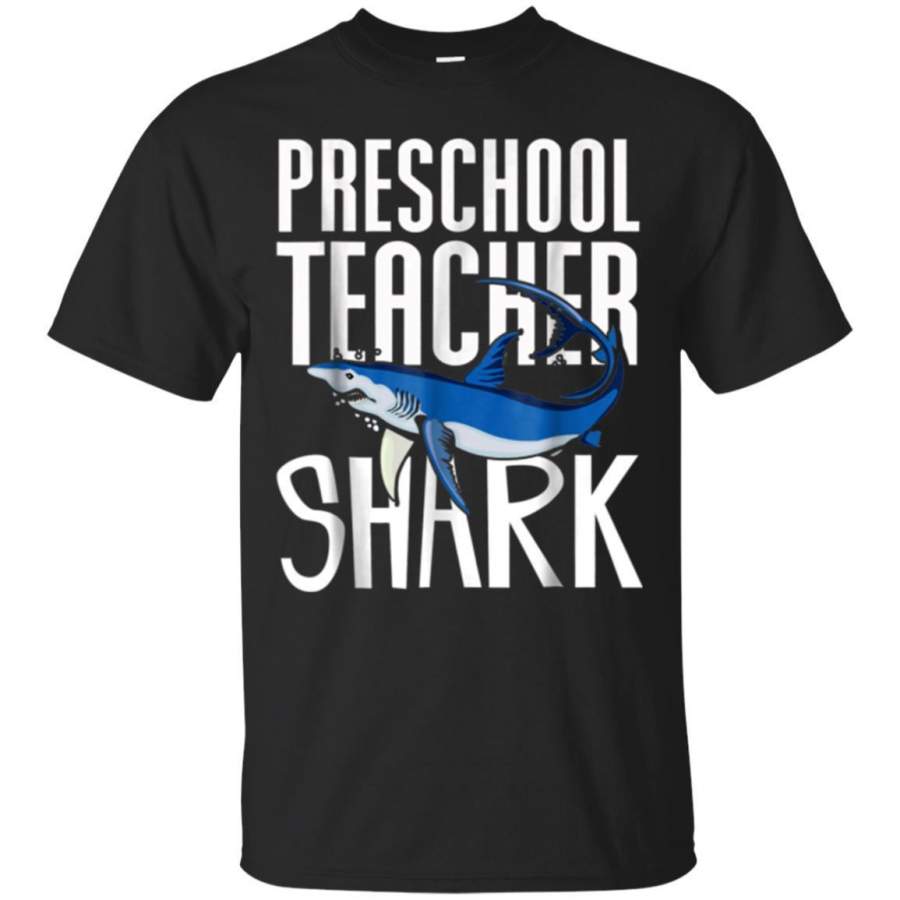 AGR Preschool Teacher Shark Tshirt Funny Shark Lover Gift Jaq T-shirt