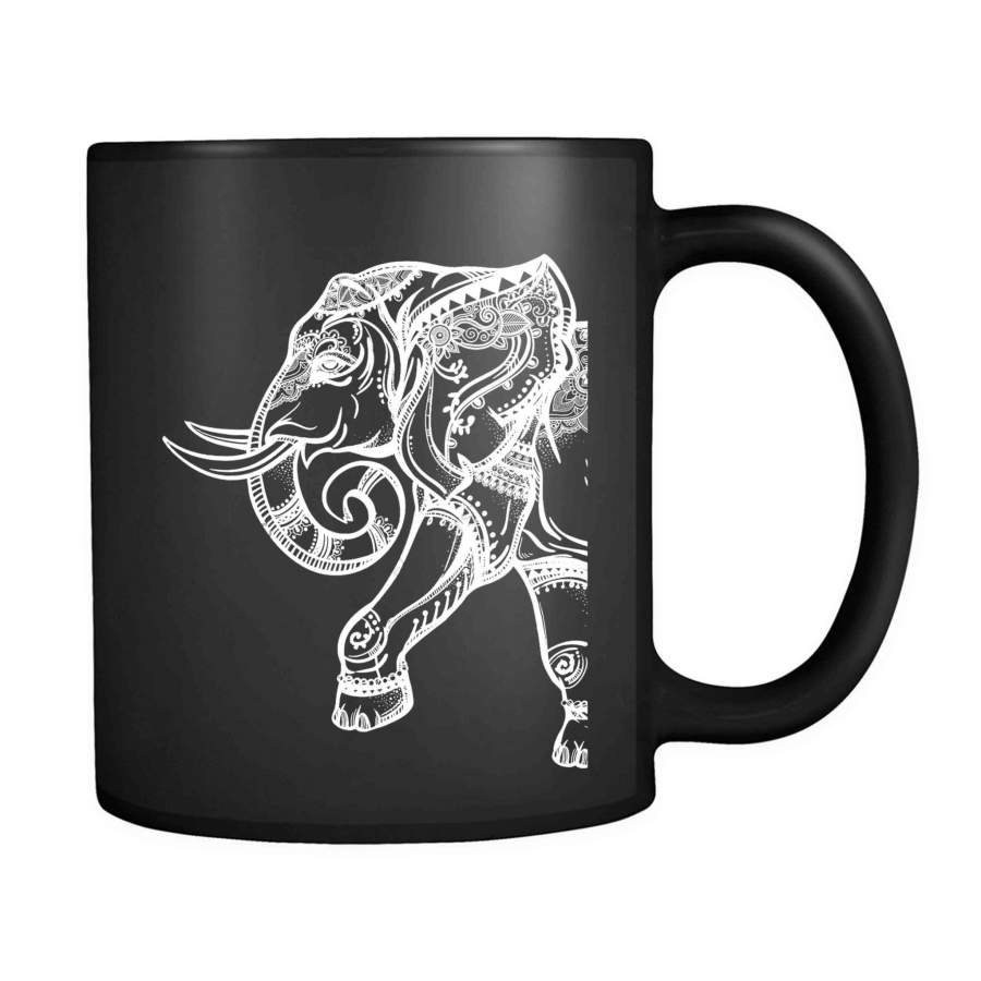 Ethnic Elephant Printed 11oz Mug