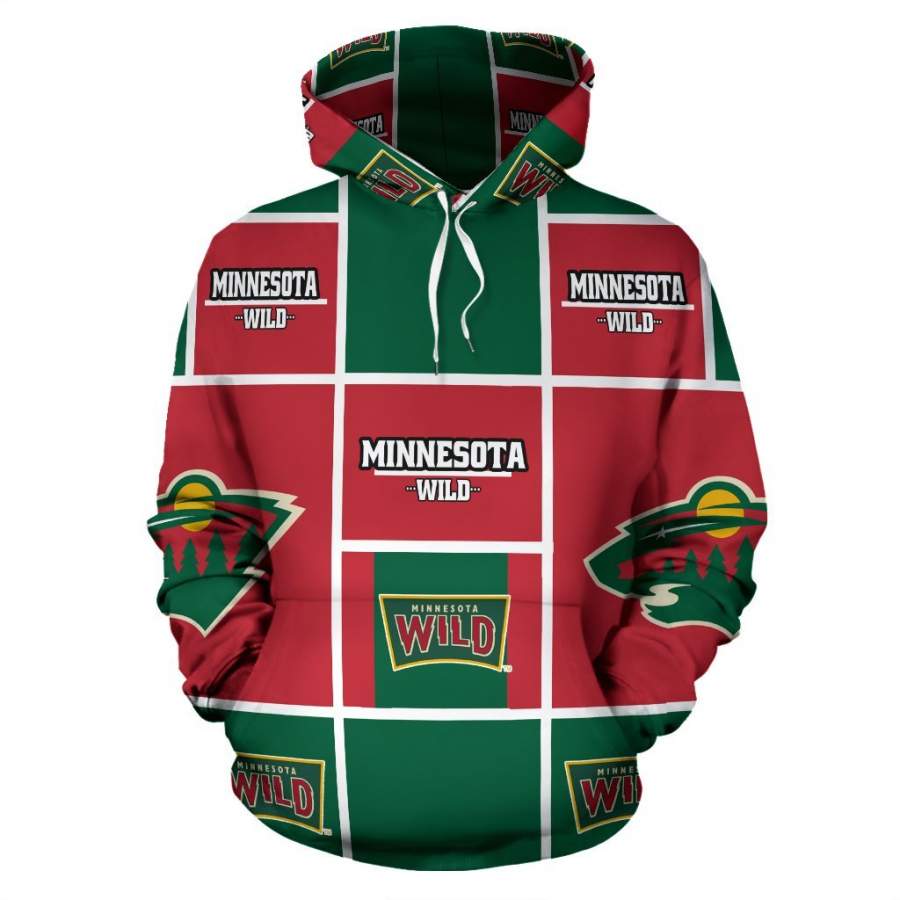 Minnesota Wild Hoodies All Over Print