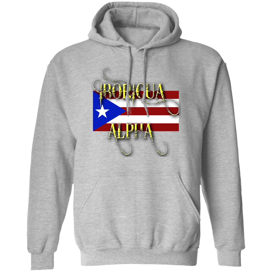 Boricua Alpha Hoodie 8 Oz.