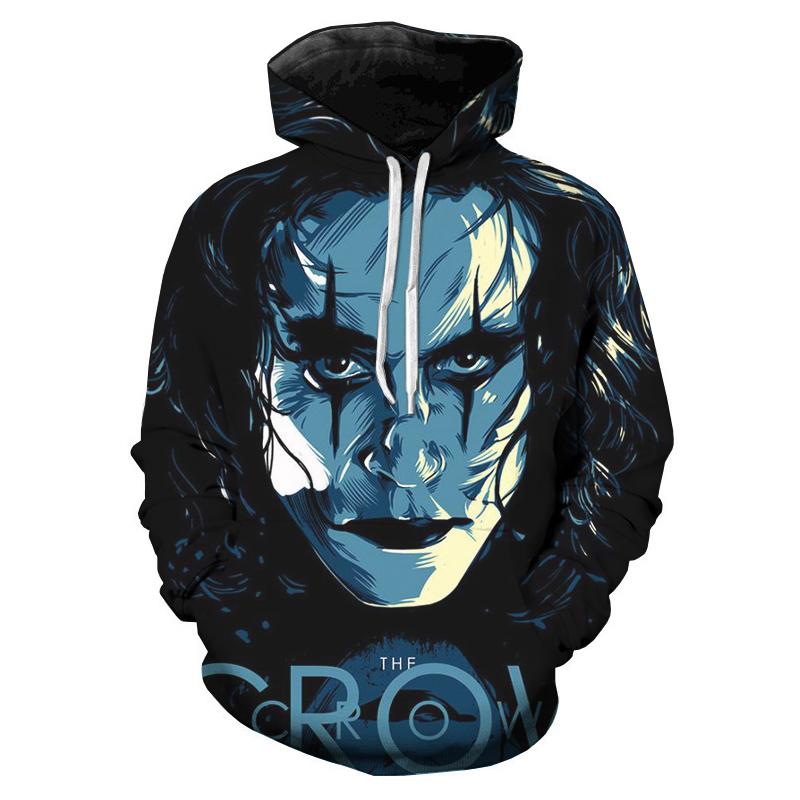 Horror Movie Eric Draven Pullover – The Crow 3D Printed Hoodies