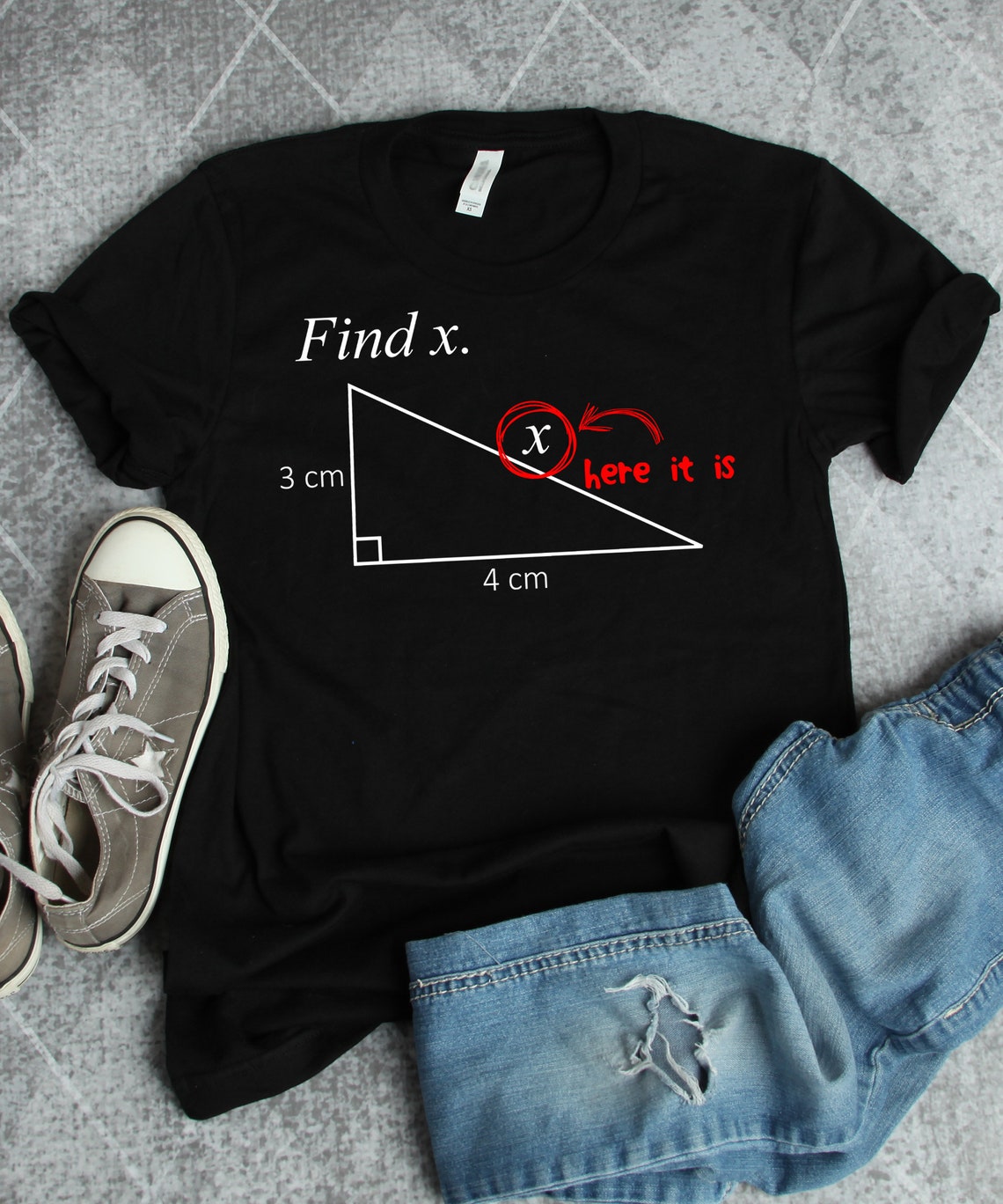 Find X Funny Math Joke Gift Standard/Premium T-Shirt Hoodie