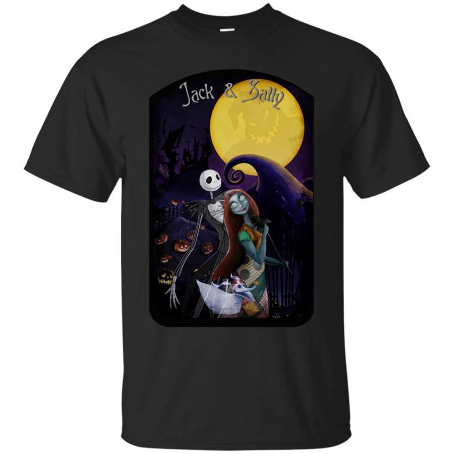 NIGHTMARE BEFORE CHRISTMAS – Jack and Sally Nightmare Before Christmas T Shirt & Hoodie