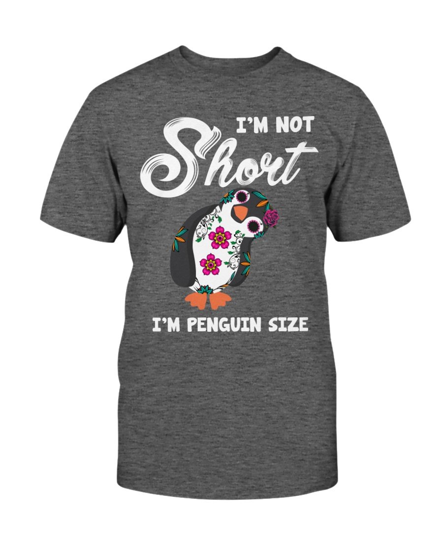 Funny I’M Not Short I’M Penguin Size Skull T-Shirt & Hoodie