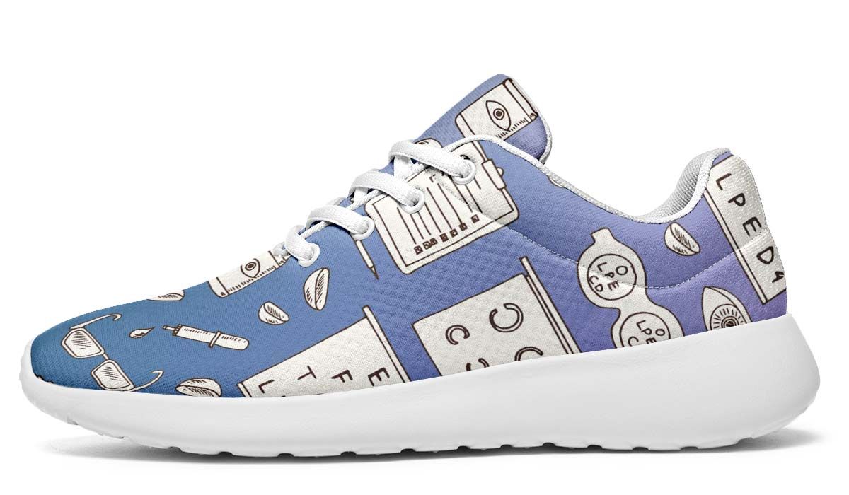 Optometry Sketch Running Shoes Sport Sneakers