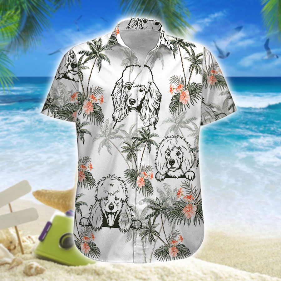 Hawaii Set Poodle Aloha Shirt Hthh0623