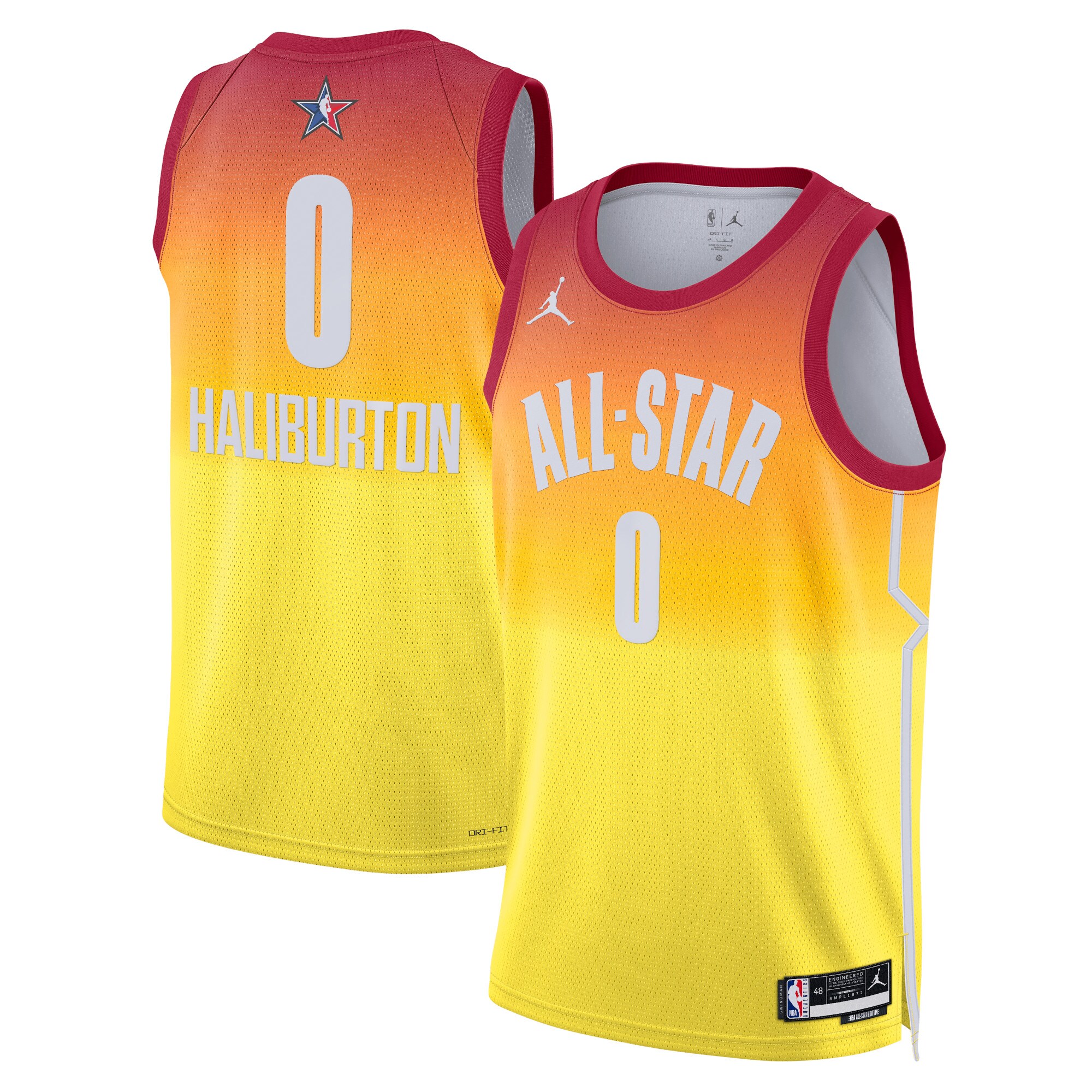 NBA Team 2 All-Star 2023 Swingman Jersey – Orange – Tyrese Haliburton – Mens