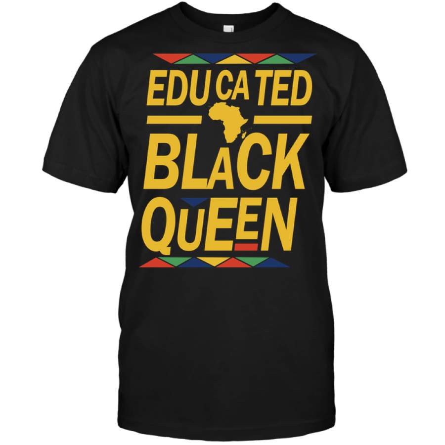 Limited Tshirt For Black History Month – Educated Black Queen