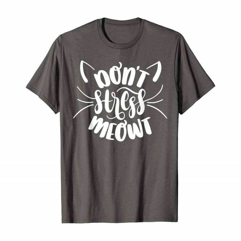 Don’t Stress Meowt Cat And Kitten Face T-shirt