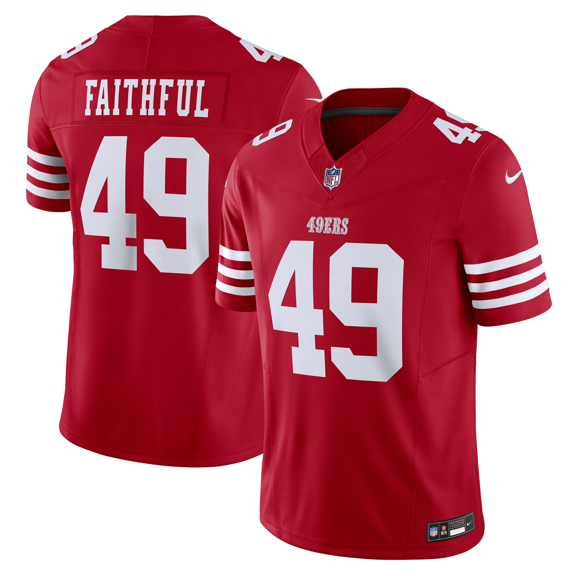 The Faithful San Francisco 49ers Vapor F.U.S.E. Limited Jersey – Scarlet