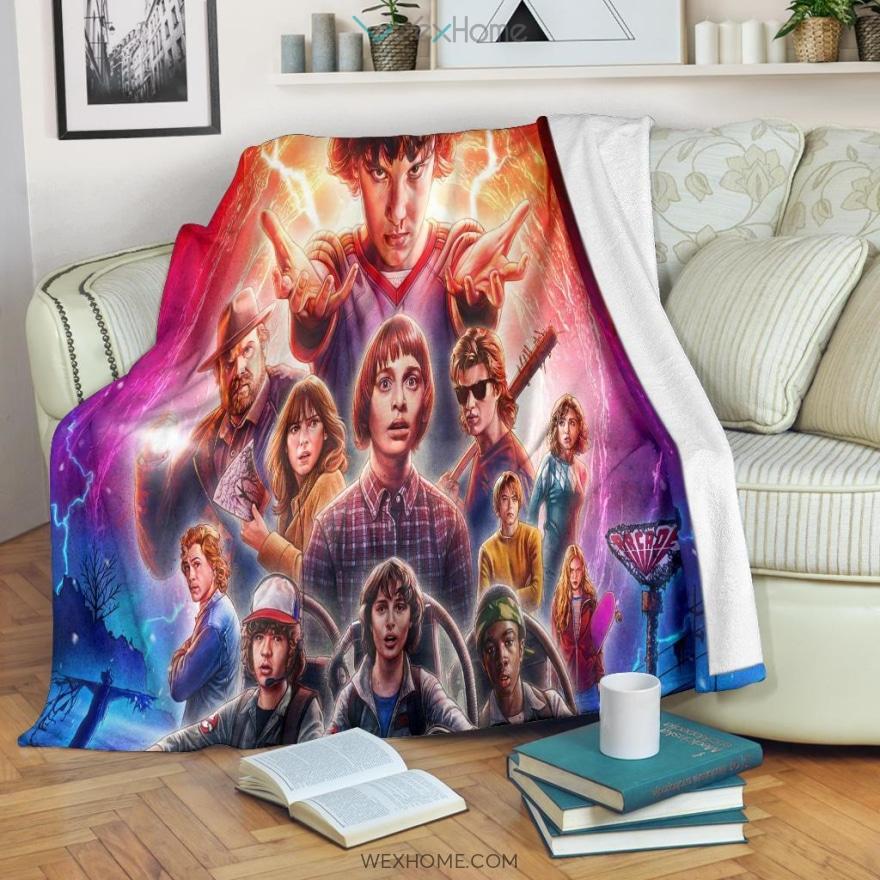 Stranger Things 3 Premium Blanket