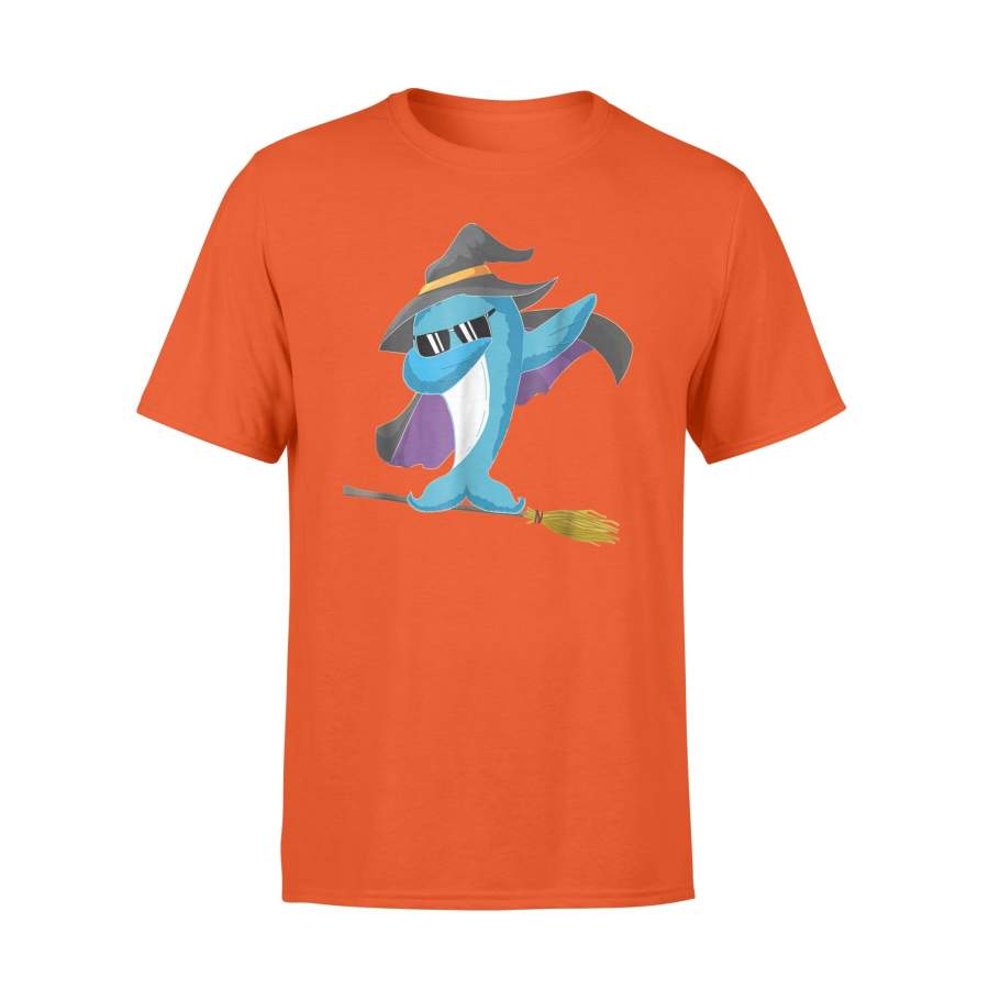 Dolphin Witch Funny Halloween Dolphin T-Shirt