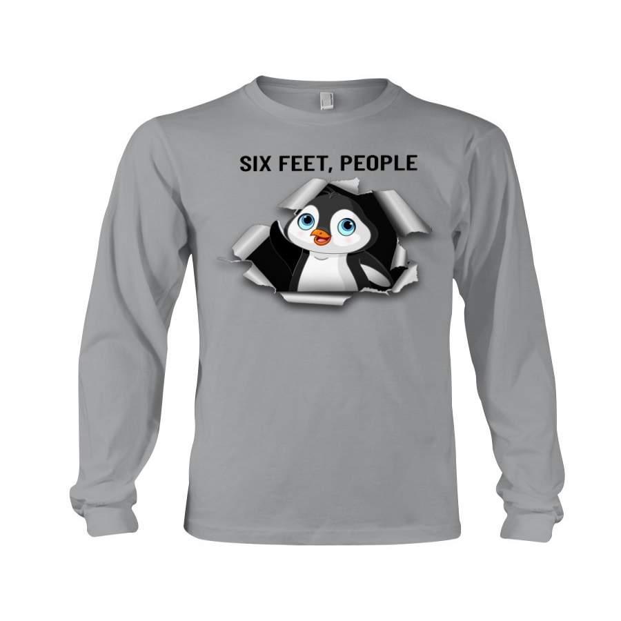 Lovely Phone Case Six Feet People Gift For Penguin Lovers Unisex Long Sleeve