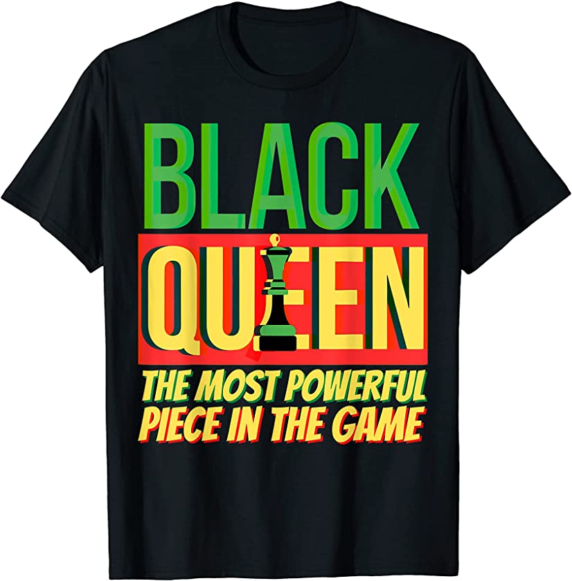 Juneteenth Black Queen The Most Powerful Women Girls Funny T-Shirt