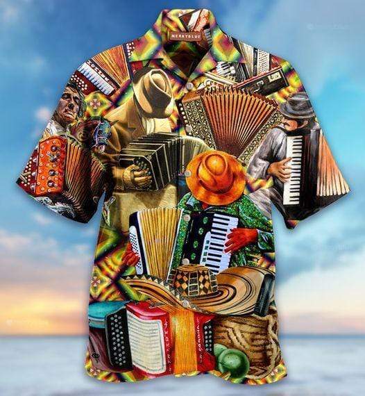 Amazing Accordion Hawaiian Shirt Pre10207