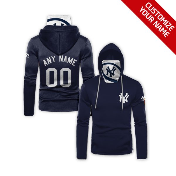New York Yankees Personalized Bandana Hoodie All Over Printed Bandana Hoodie Us Size