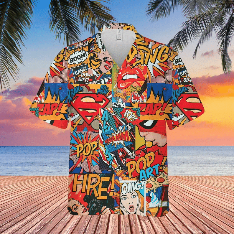 Vintage Superheroes Comic Marvel All Over Print Hawaii Shirt Ha34529