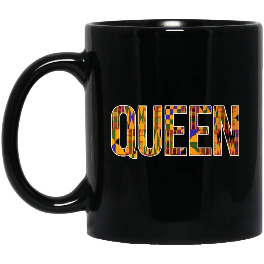 Queen Coffee Mug Black Girl Magic Melanin Women Educated Black Queen