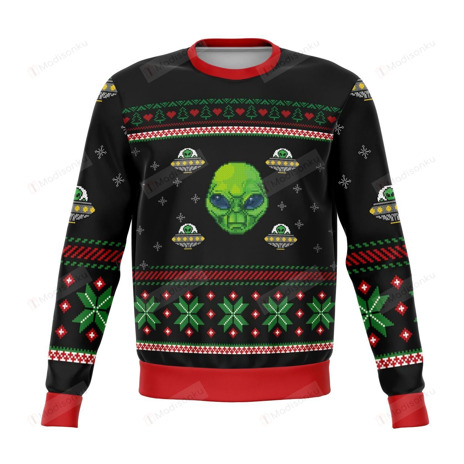 Area 51 Premium Ugly Christmas Sweater, All Over Print Sweatshirt