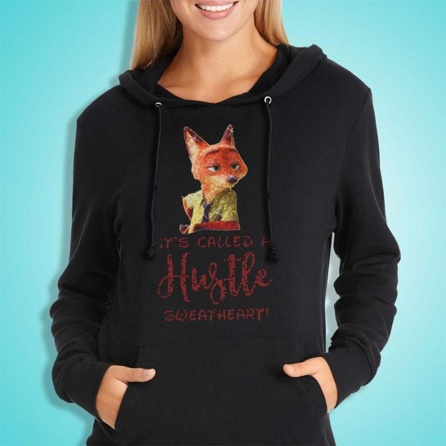 Zootopia Nick Fox Workout Burnout Women’S Hoodie