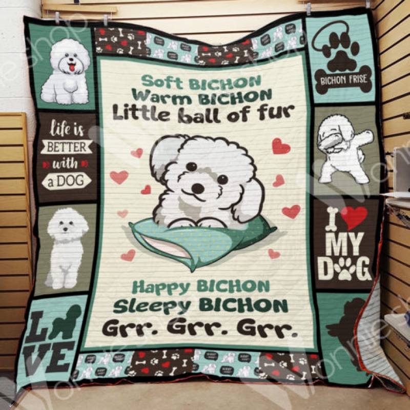 Bichon Frise Dog Blanket NOV2502 90O47