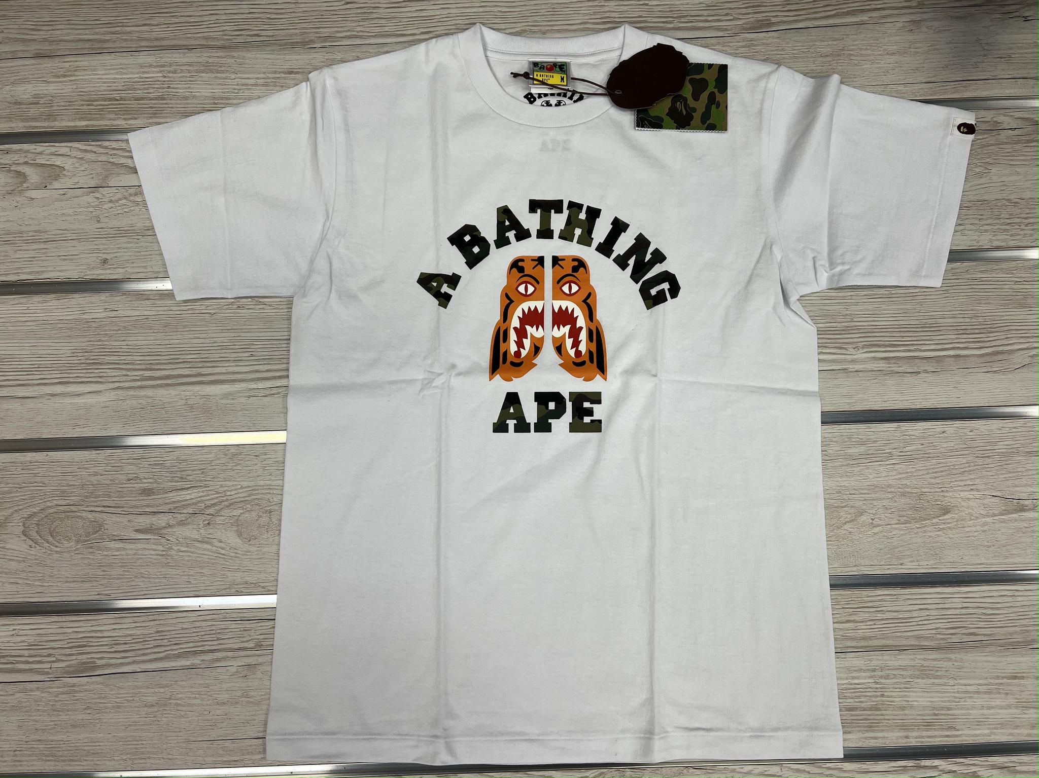 Bape Tiger Tee White/Camo