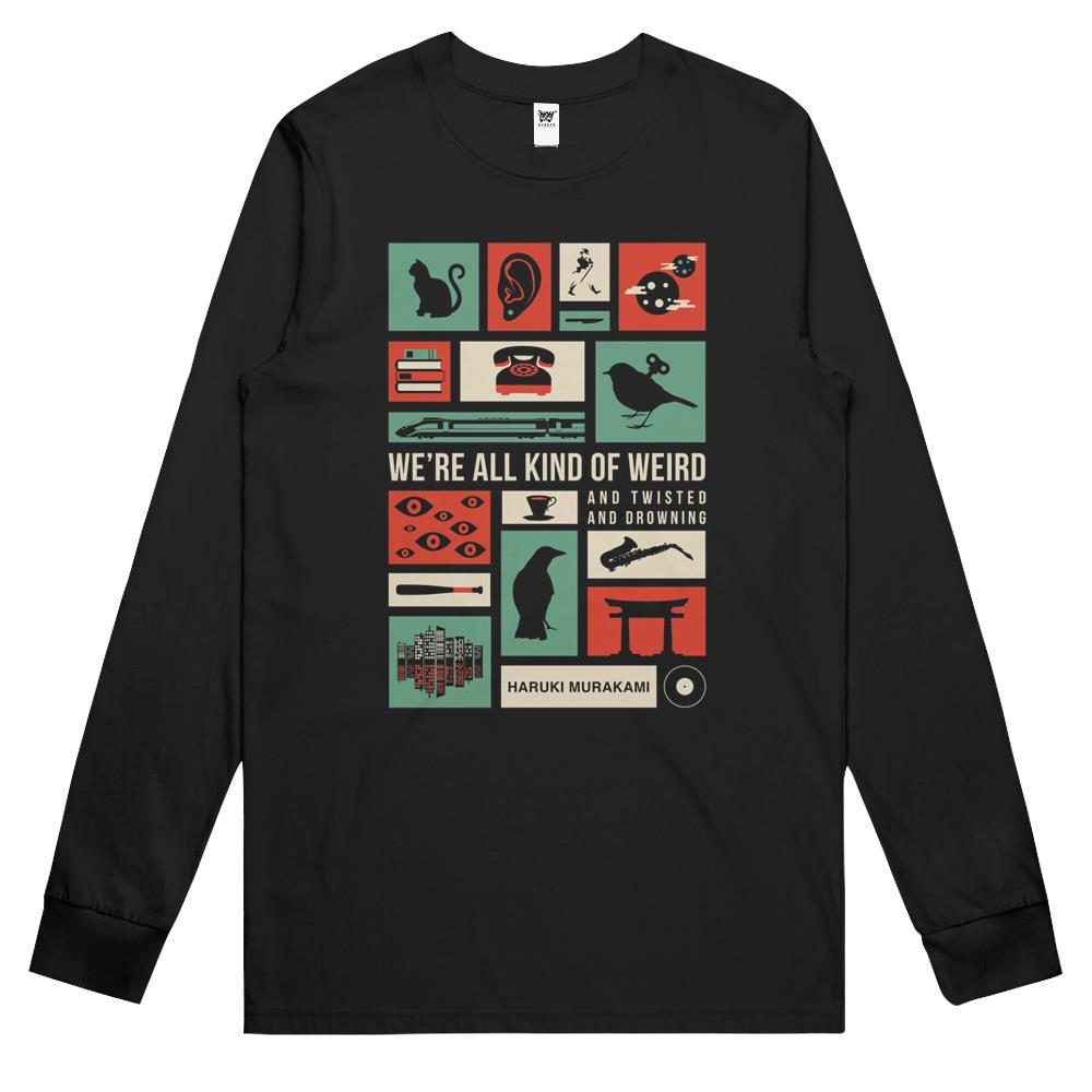 Haruki Murakami Long Sleeve T Shirts