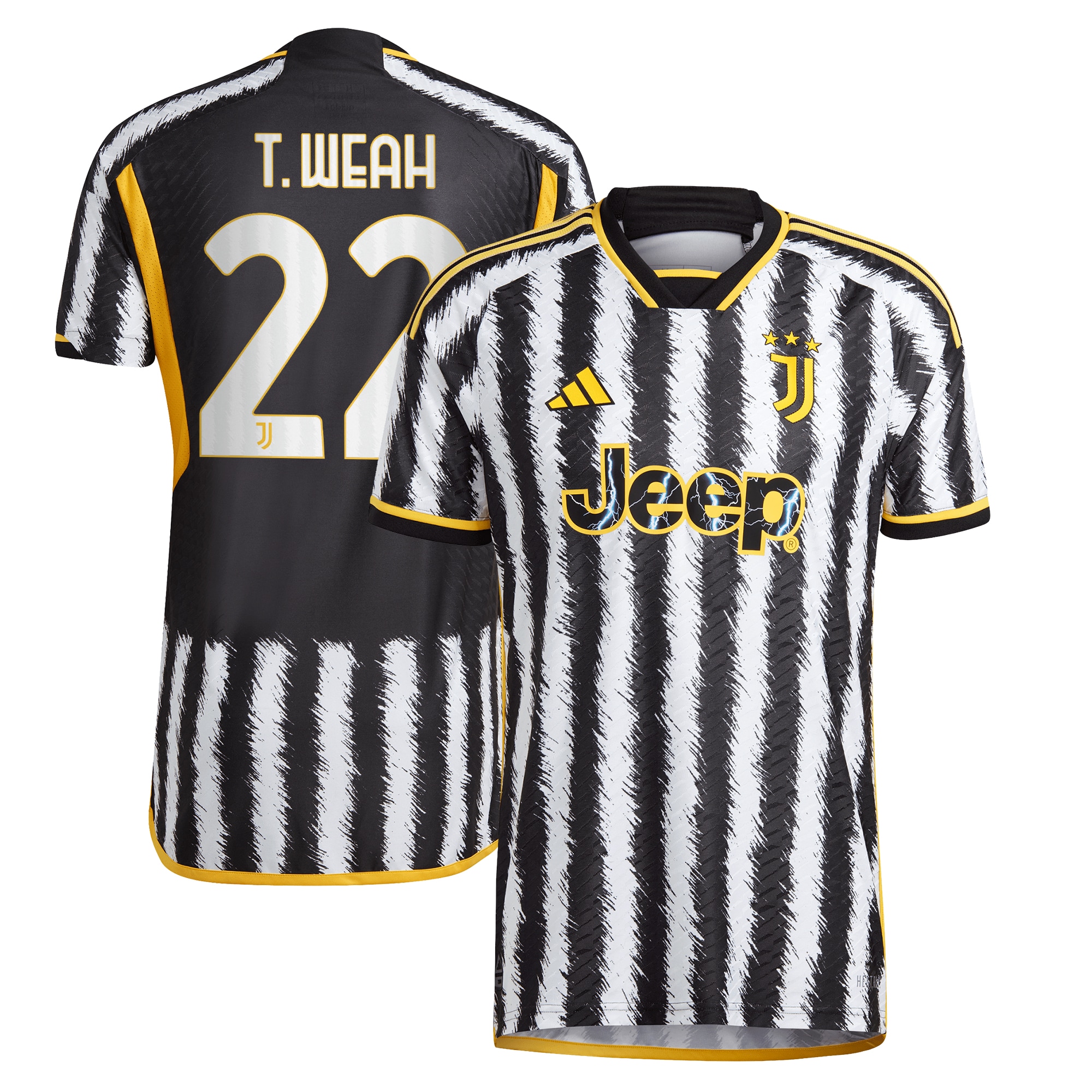 Timothy Weah Juventus 2023/24 Home Authentic Player Jersey – Black