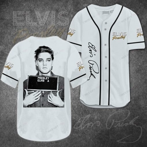 Elvis Presley Baseball Jersey Bbj-D4K5