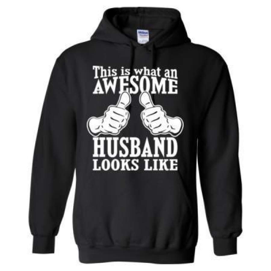 AGR This Is What An Awesome Husband Looks Like – Heavy Blend™ Hooded Sweatshirt