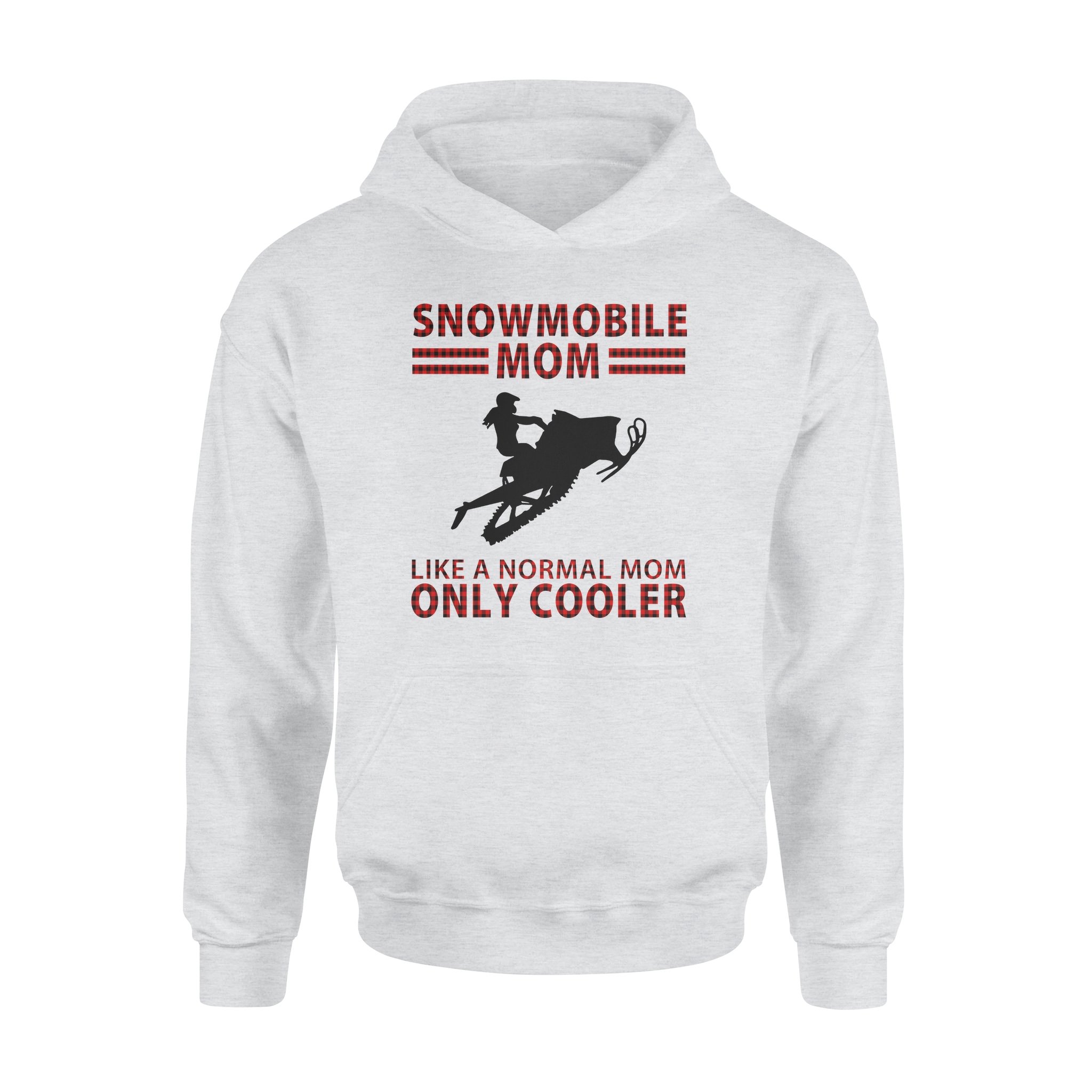 Snowmobile Mom Like A Normal Mom Only Cooler – Premium Hoodie