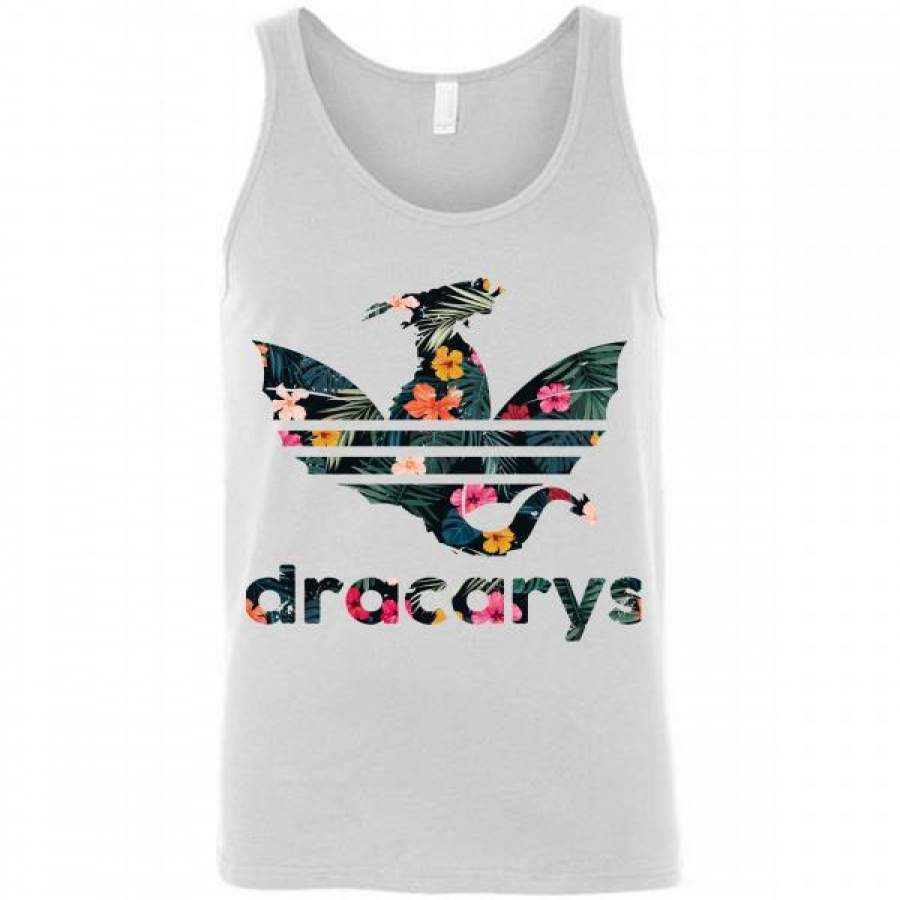 Dracarys Tropical flowers Tank Top T-Shirt