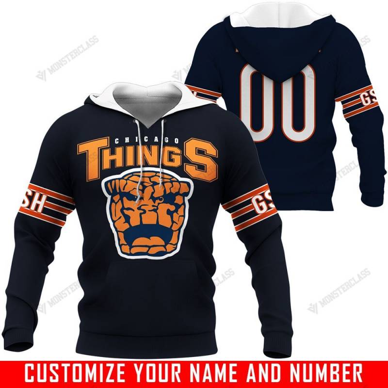 Chicago Things – CUSTOMIZE NAME AND NUMBER – HOT SALE 3D PRINTED