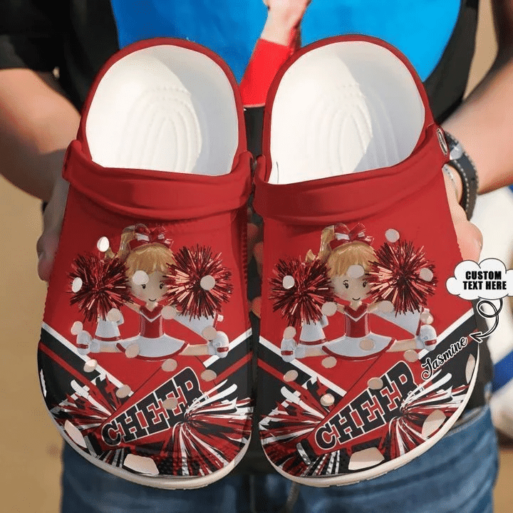 Cheerleader Personalized Cheer Up Classic Clogs Shoes