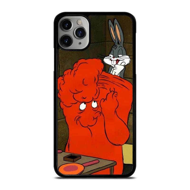 BUGS BUNNY AND GOSSAMER RED iPhone Case