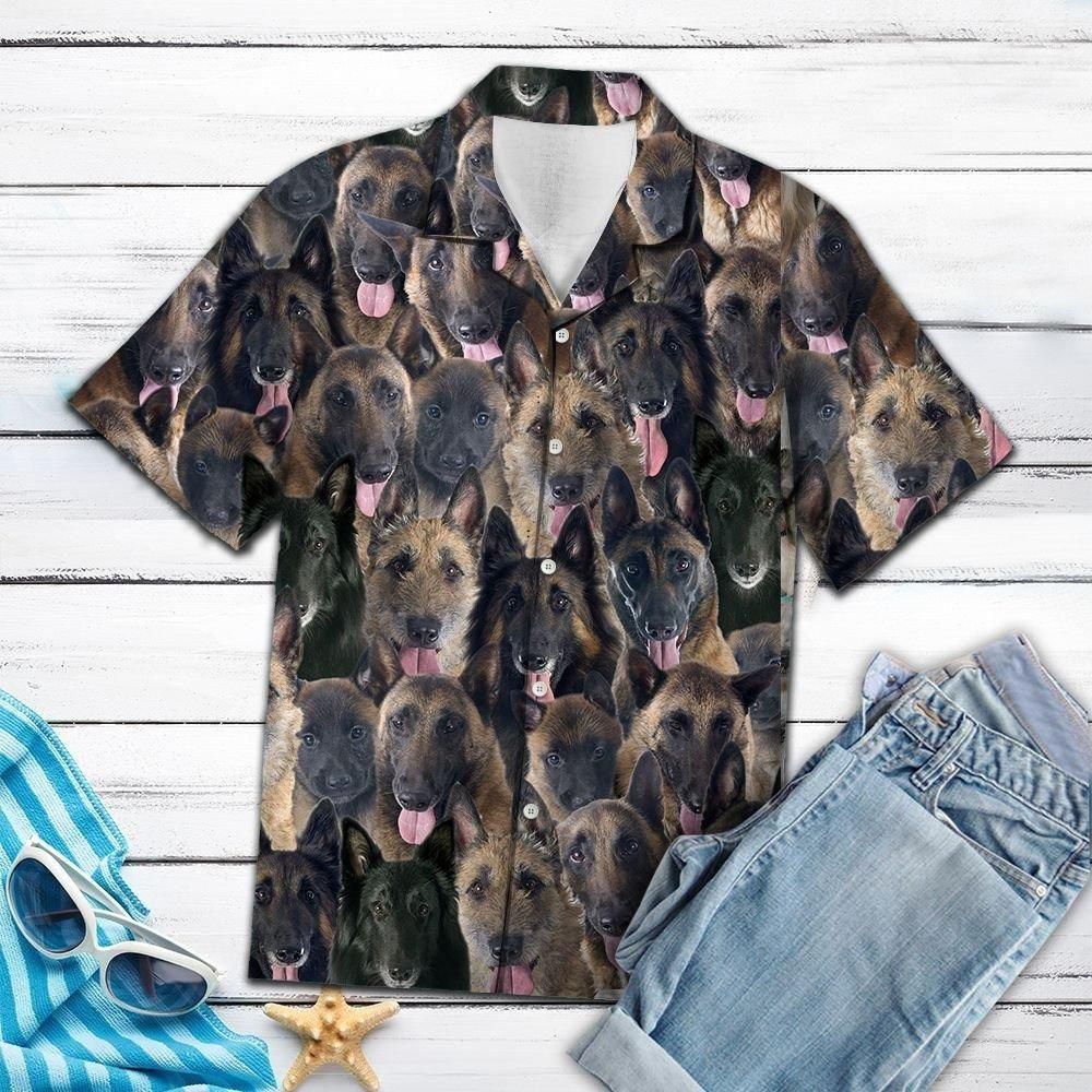 Belgian Shepherd Awesome Aloha Hawaiian Shirt Colorful Short Sleeve Summer Beach Casual Shirt For Men And Women