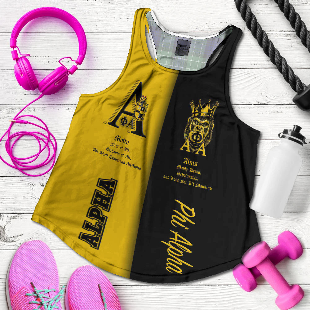 Africa Zone Clothing – Alpha Phi Alpha Unique Racerback Tank A35