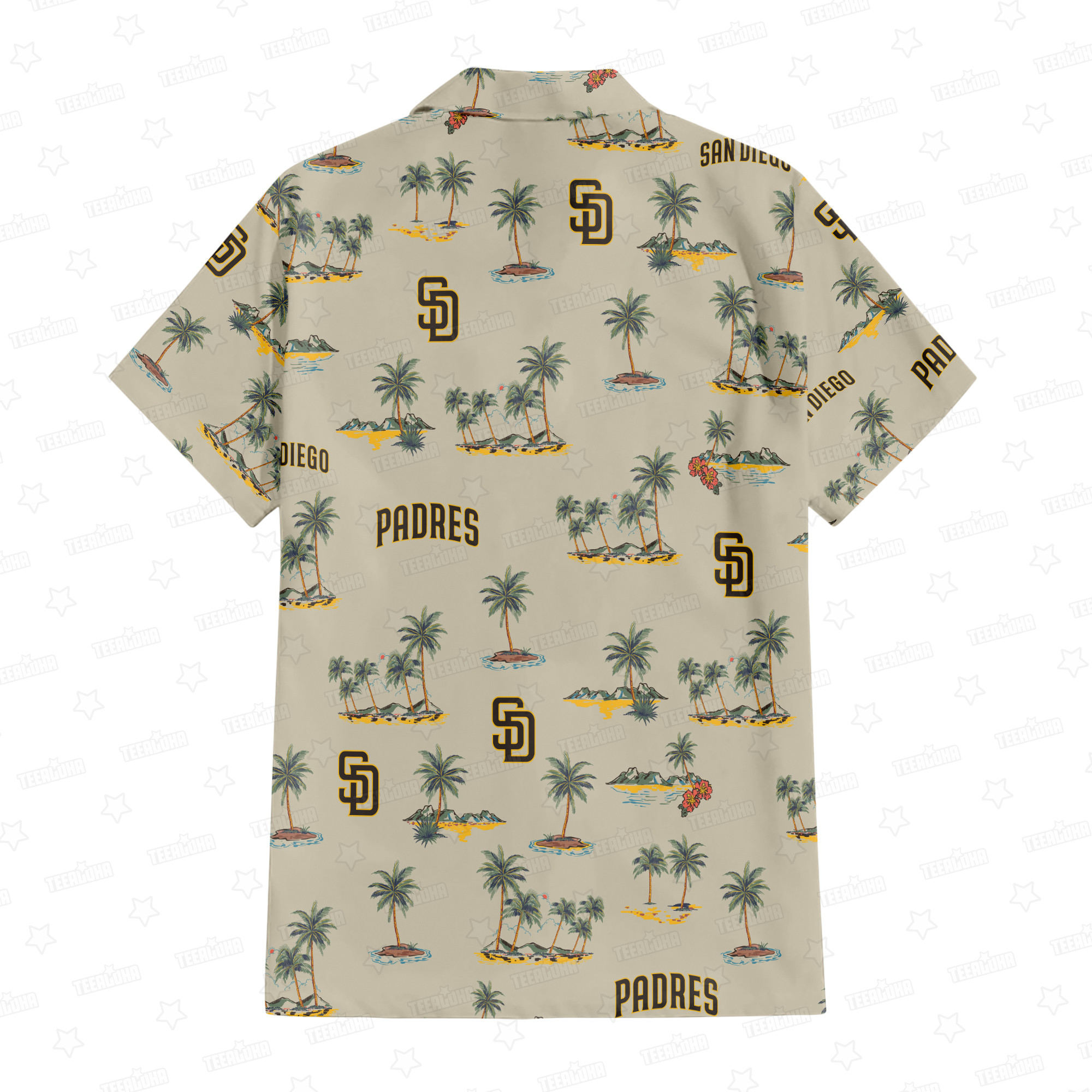 San Diego Padres Coastal Odyssey Hawaiian Shirt