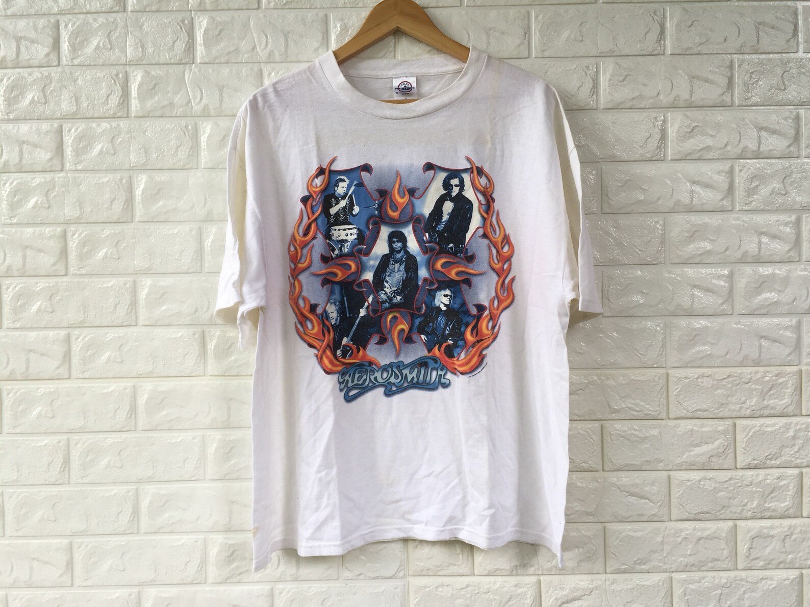 Vtg Aerosmith Band Tshirt Sz