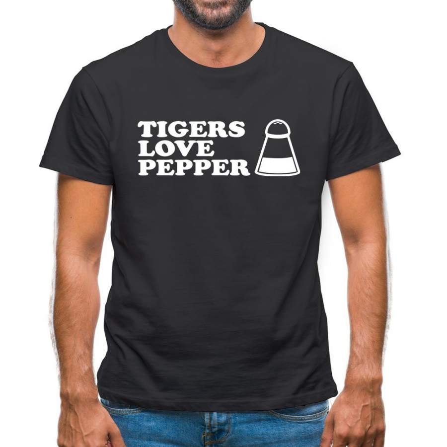 Tigers Love Pepper Mens T-Shirt