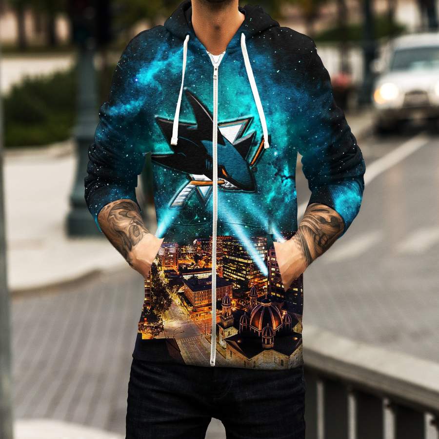 Skyline San Jose Sharks 3D full over print Hoodie, Sweater, TShirt RC-023