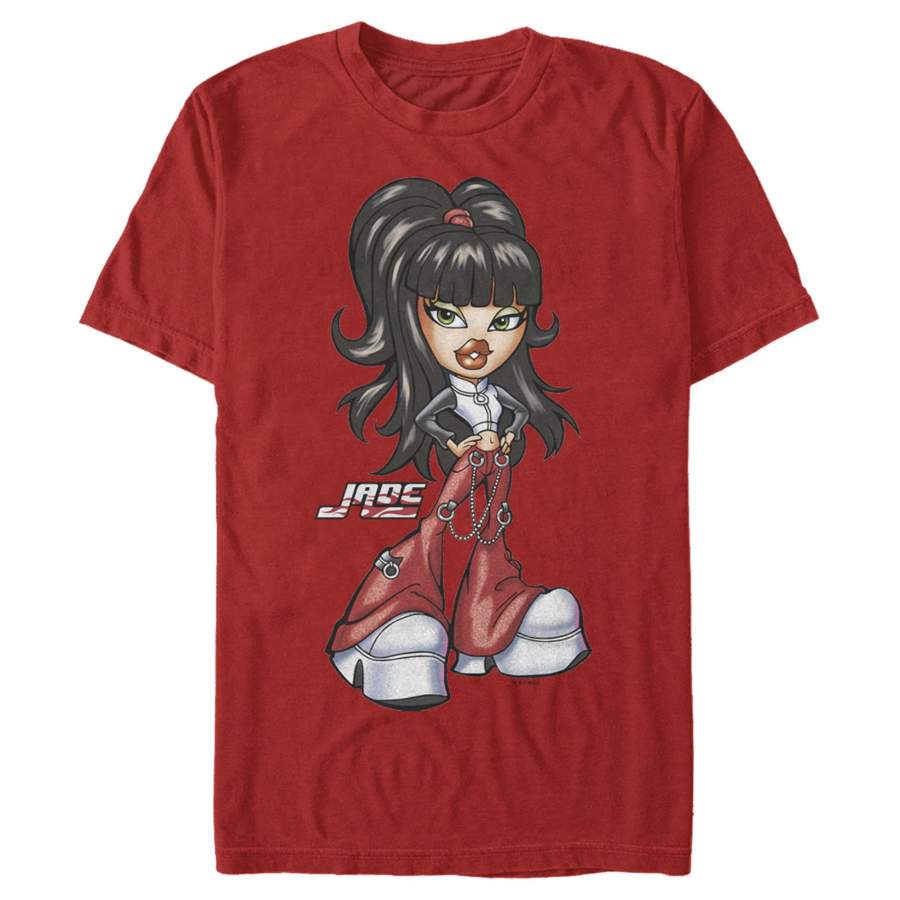 Bratz Men’s Trendy Jade  T Shirt Red S