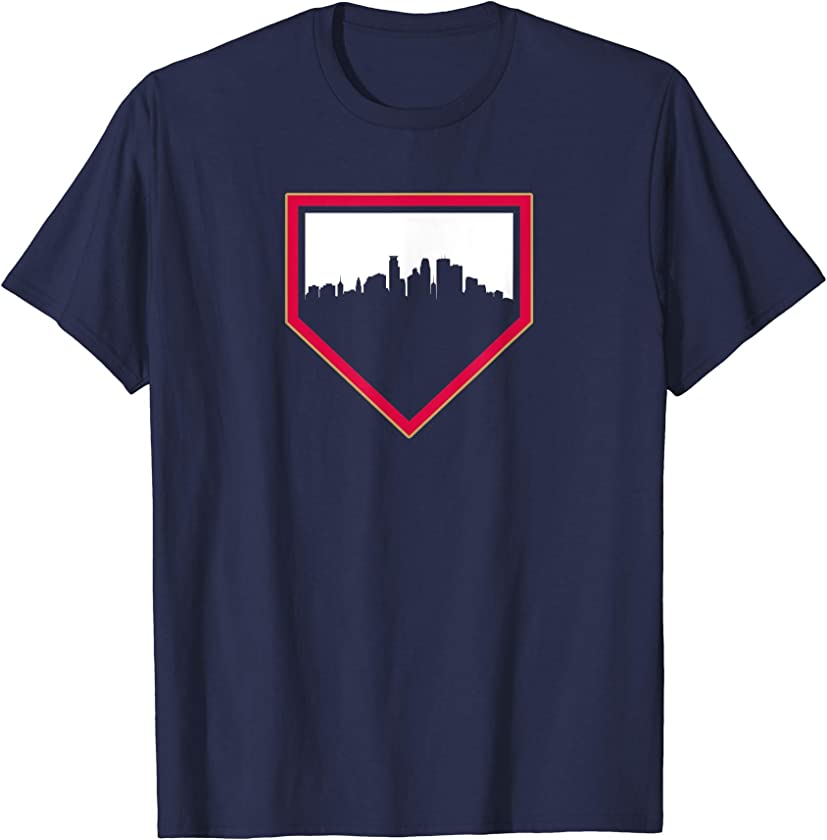 Vintage Minnesota Baseball MN Home Skyline T-Shirt