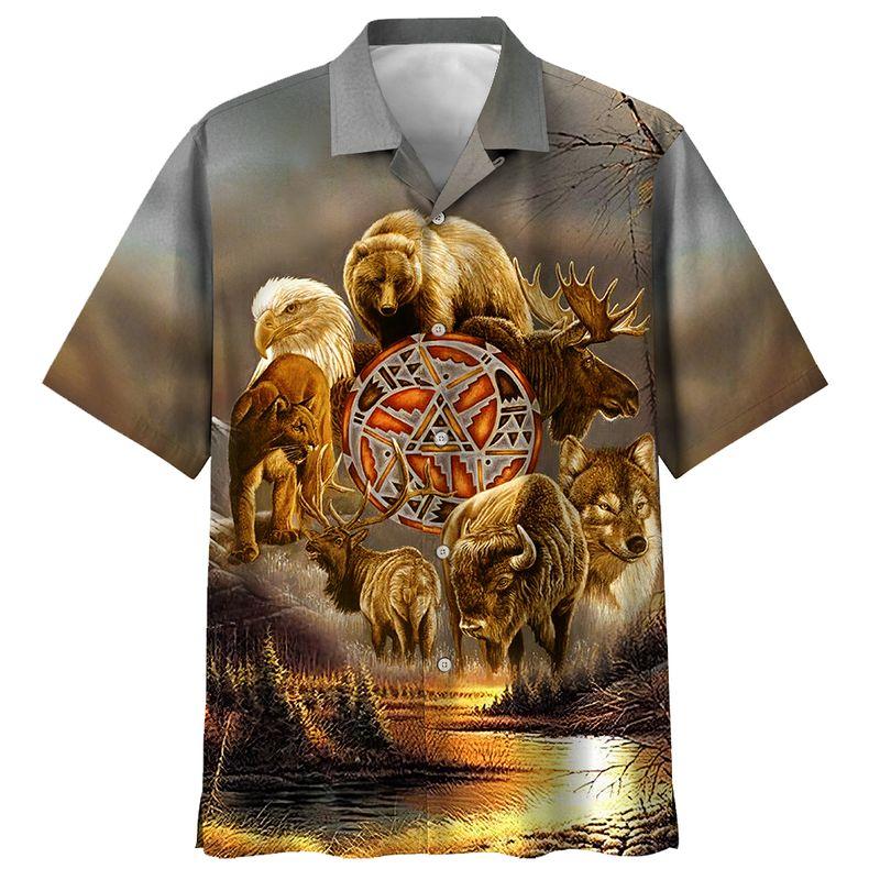 Wild Animal Aloha Hawaiian Shirts For Men And Women | Hw3926