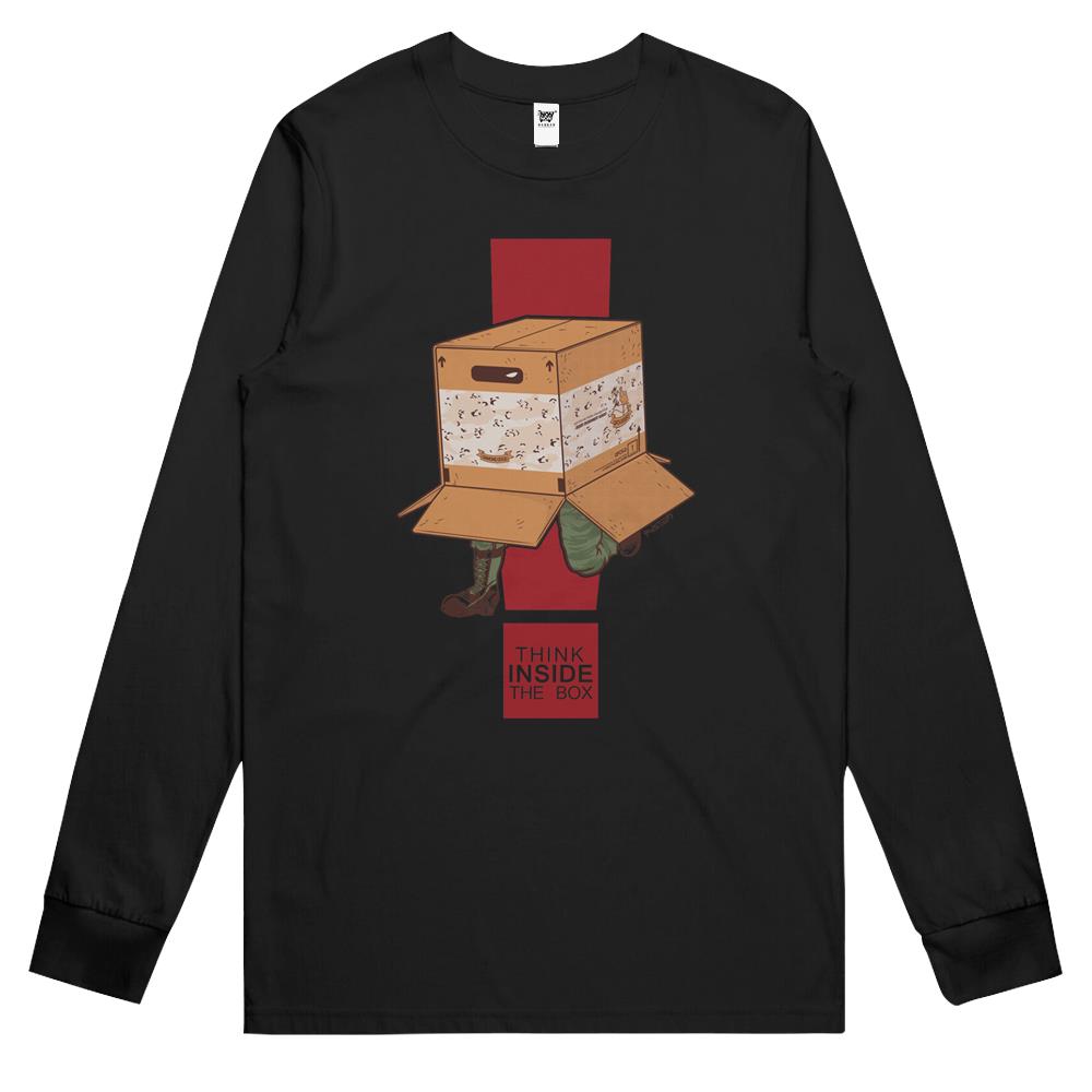 Think Inside The Box. Long Sleeve T Shirts