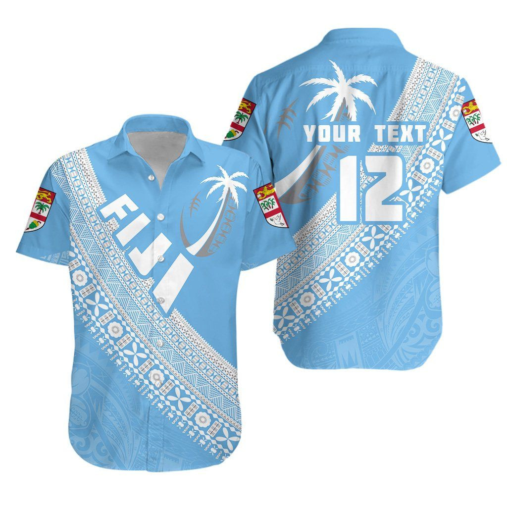 Fiji Rugby Hawaii Shirt Version Style You Win Blue Ha60517