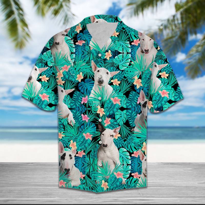 Bull Terrier Tropical Hawaiian Shirt Ha12237