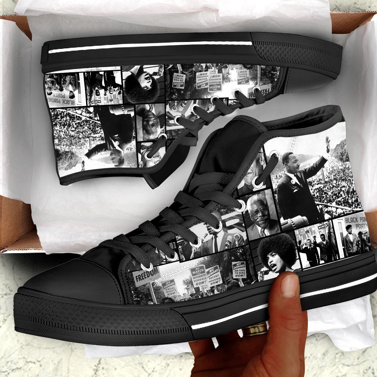 Power Images Canvas Shoes