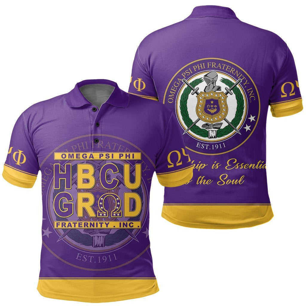 Fraternity Polo – Omega Psi Phi Polo Shirt Hbcu Style