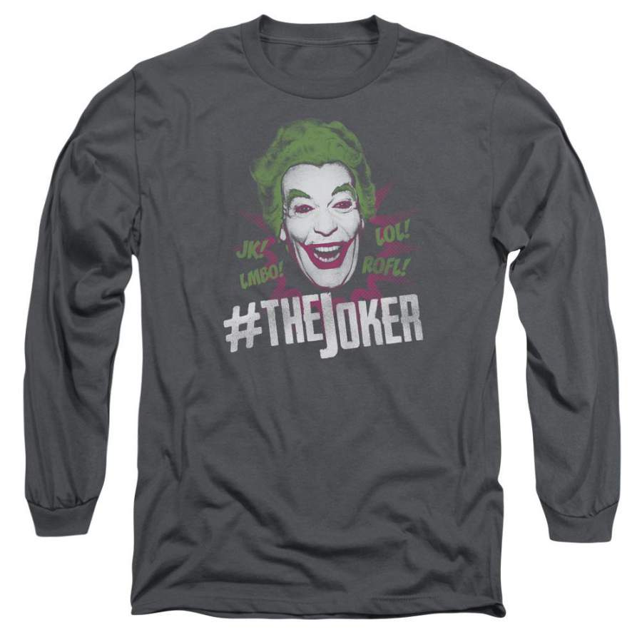 Batman #Joker Men’s 18/1 Cotton Long-Sleeve T-Shirt